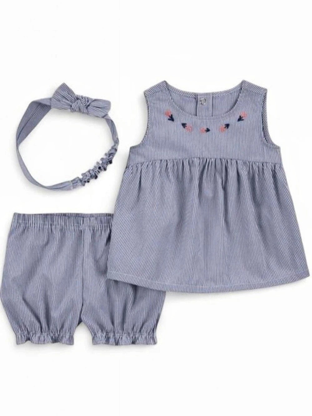 Carter's Just One You® Baby Girls' Floral Top & Bottom Set with Headband - 3M